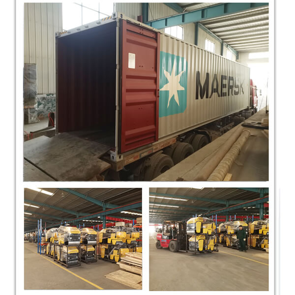 路得威壓路機再次批量出口哥倫比亞